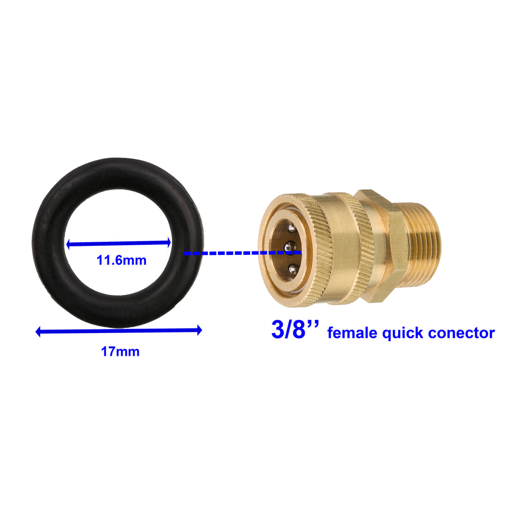 Hose Connector O-Rings - 4 Pack – Aquor Water Systems